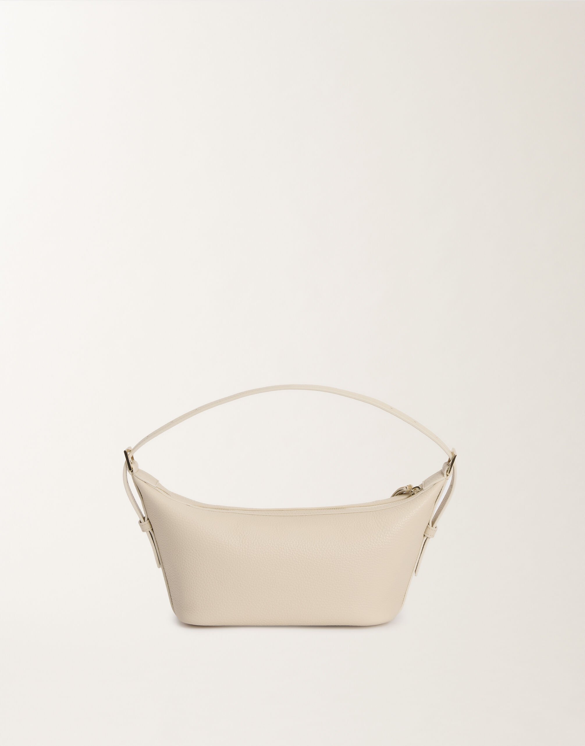 Fabiana Filippi Grained leather mini hobo bag, vanilla VANILLA BGD275A081L4270000