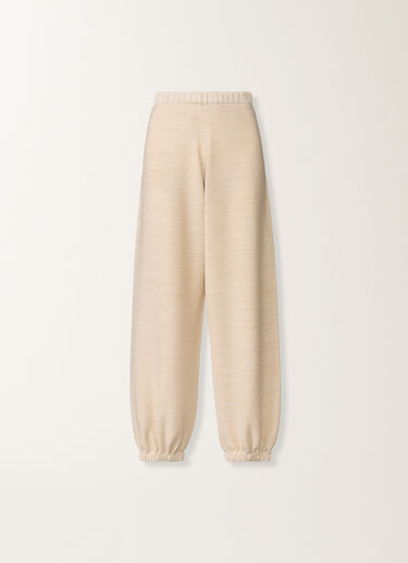 Fabiana Filippi Jogger pants in wool, cotton, and lurex, cream Butter PAD266F328L7660000
