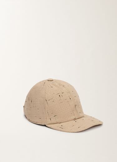 Fabiana Filippi Baseball cap in buttoned tailoring, maple BEIGE SAD215A879D8920000