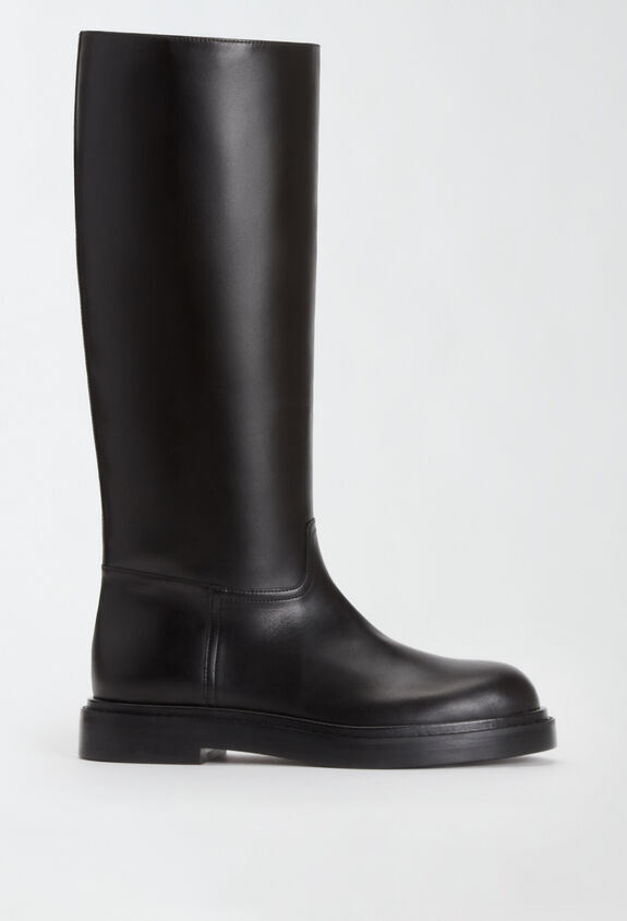 Fabiana Filippi Botte tube en cuir de veau, noir NOIR ASD224A981L1210000