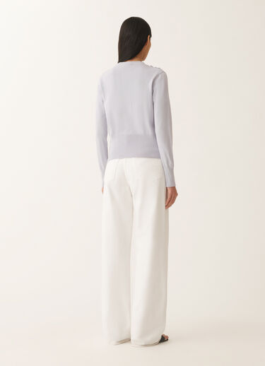 Fabiana Filippi Cotton cardigan, mauve LAVENDER MAD275F543L3350000