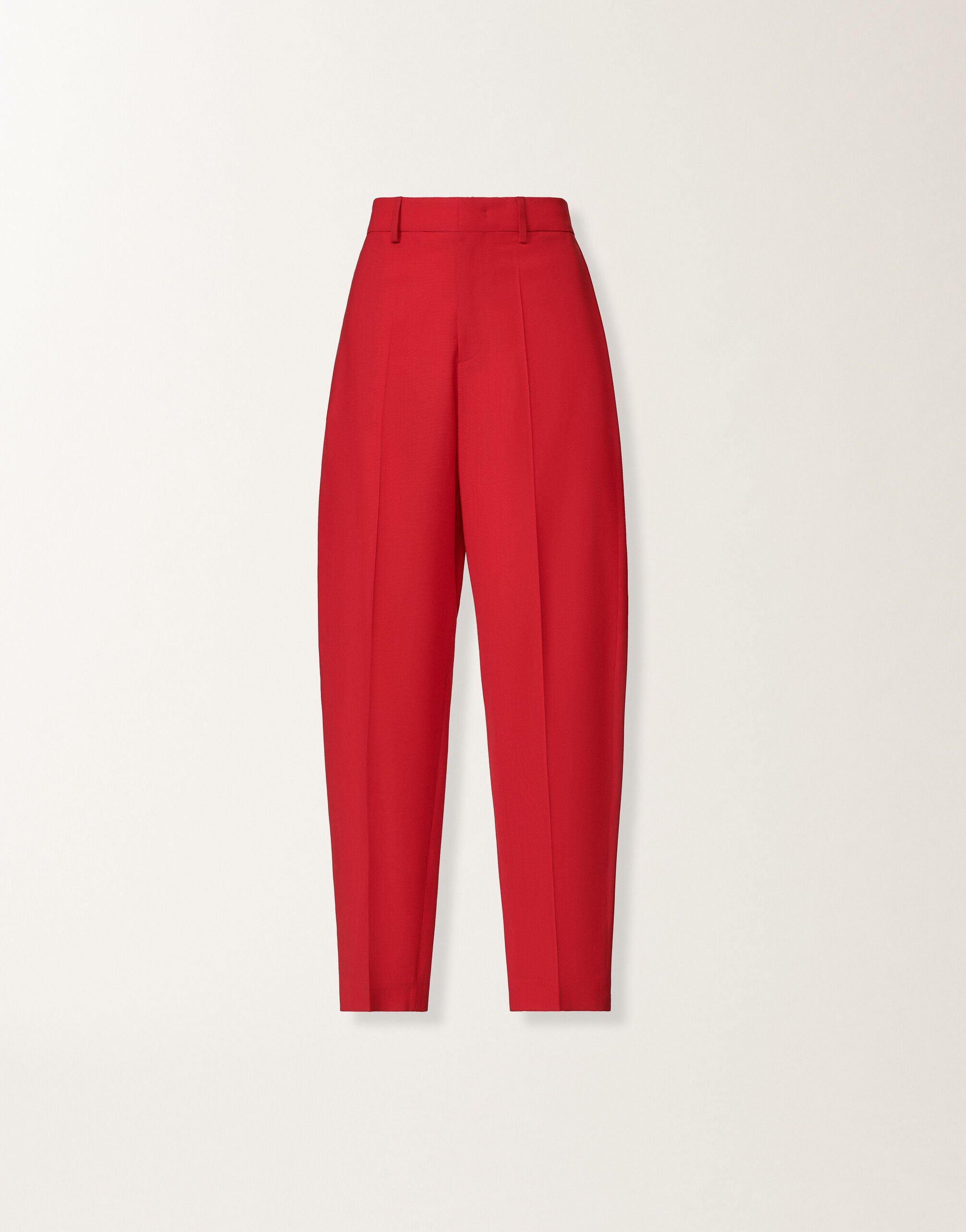 Fabiana Filippi Bi-stretch fresco wool trousers, lacquer Red PAD225F793L6710000