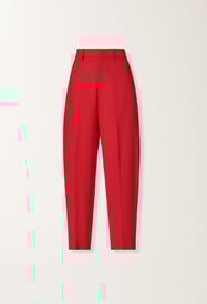 Fabiana Filippi Bi-stretch fresco wool trousers, lacquer Red PAD225F793L6710000