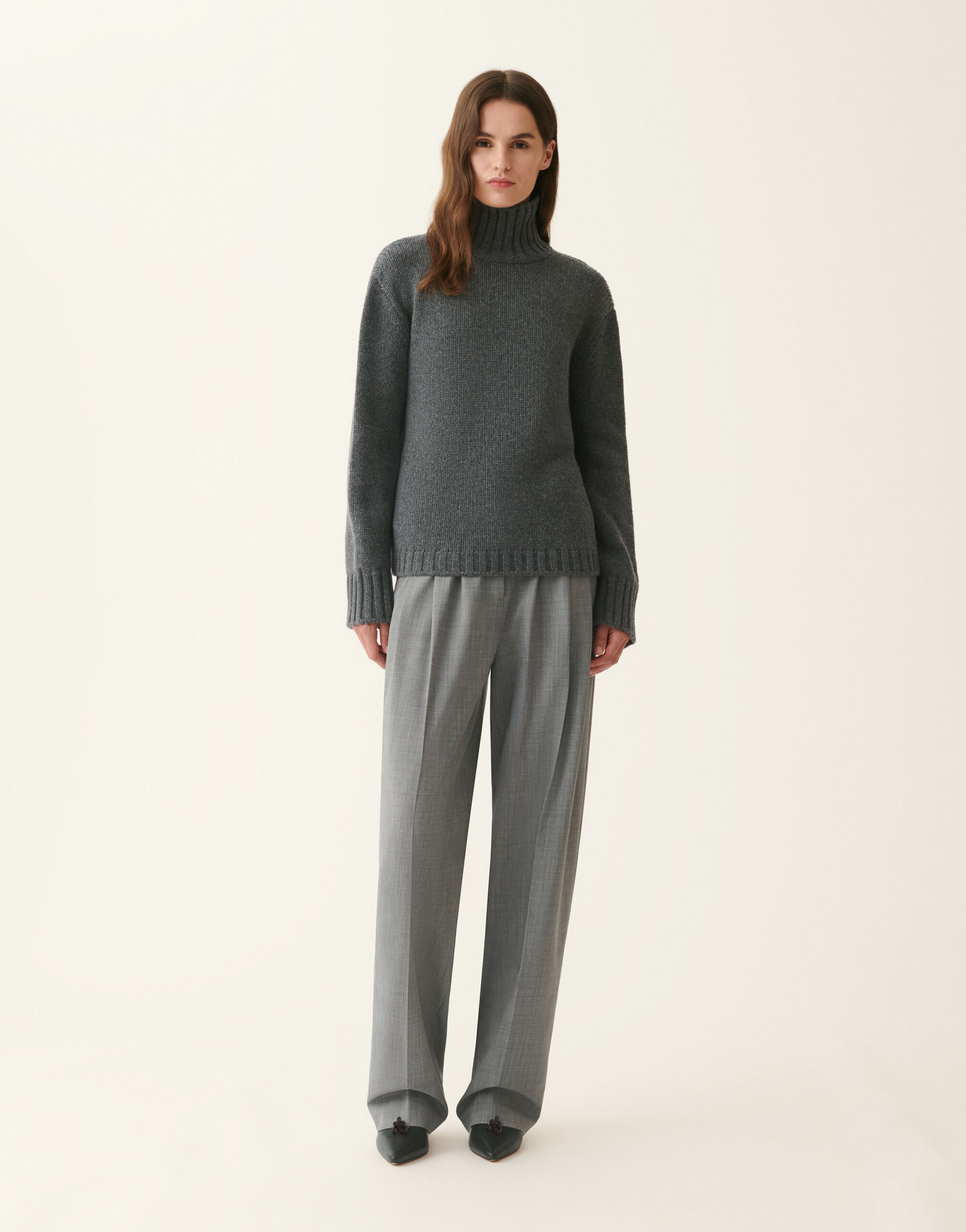 Platinum-Pullover, Anthrazit Fabiana Filippi Platinum-Pullover, Anthrazit Anthrazit MAD226F443M2810000