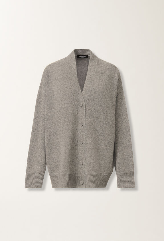 Fabiana Filippi Cashmere and silk sweater, rock grey GREY MAD215F014N9000000