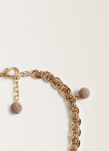 Fabiana Filippi Diamond wire choker, camel GOLD BXD215A844L8440000