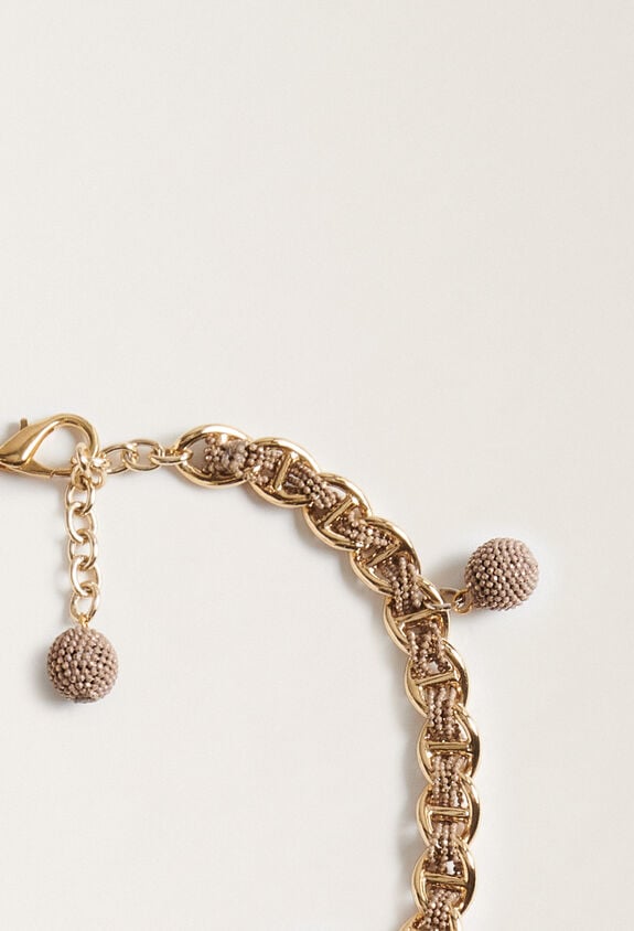 Fabiana Filippi Diamond wire choker, camel GOLD BXD215A844L8440000