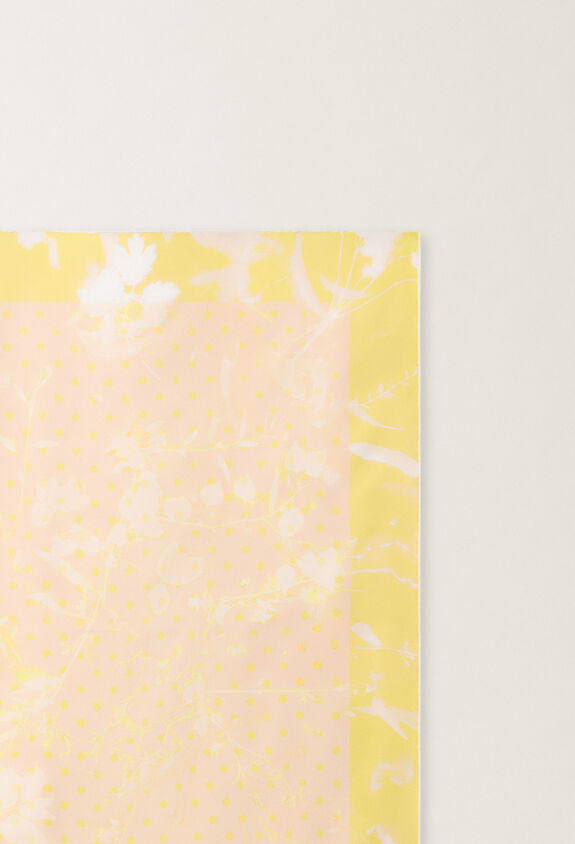 Fabiana Filippi Tuch mit Print Tilia aus Seide ROSA SAD265A965L2080000