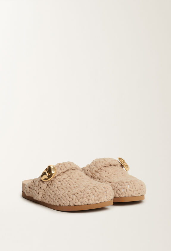 Fabiana Filippi Camel mules, albino BROWN ASD215A806L8110000