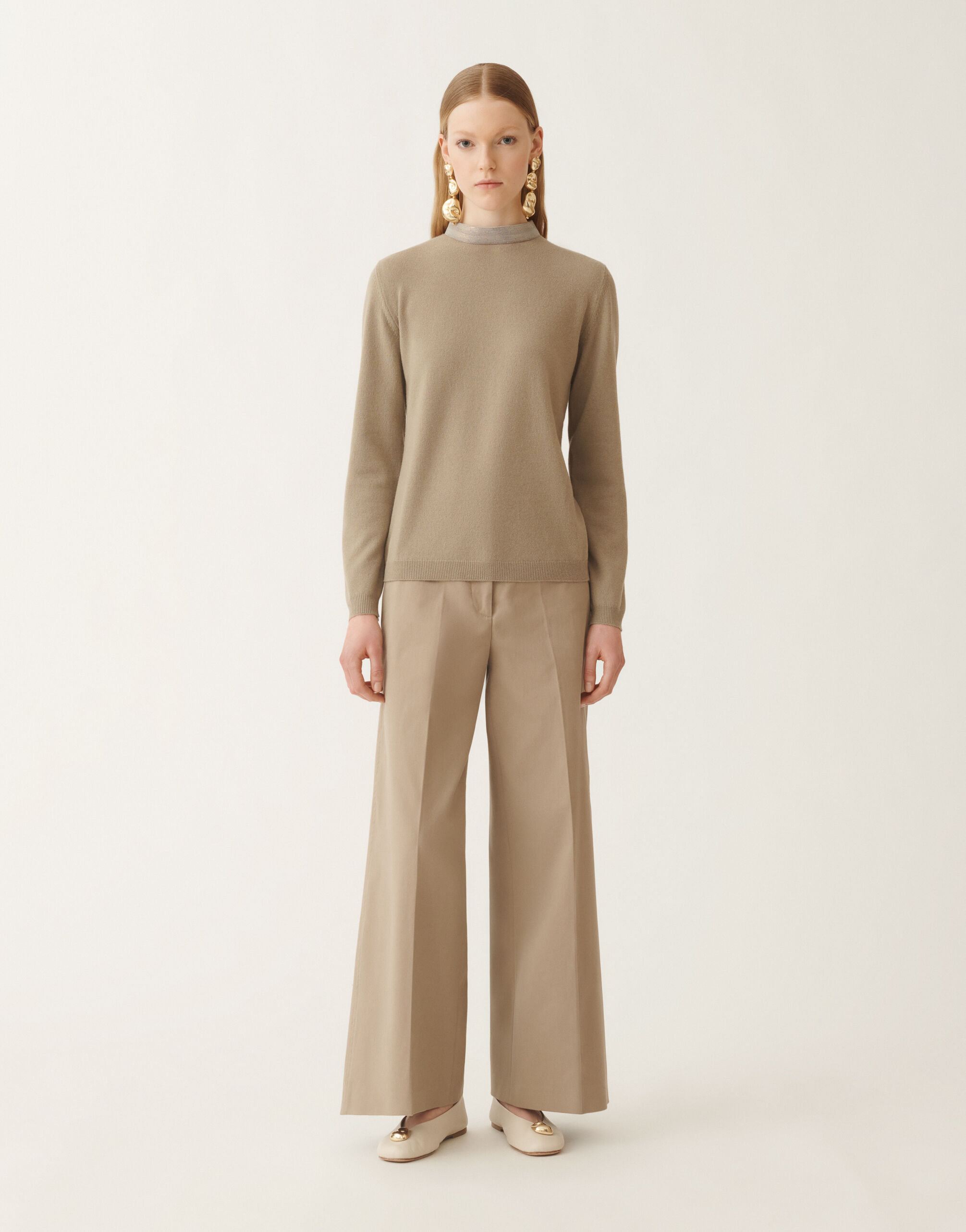 Fabiana Filippi Maglia in Platinum, oliva VERDE MAD215F092L5170000