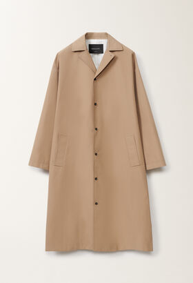 Fabiana Filippi Cotton trench coat, acorn WHITE CTD265F225D8040000