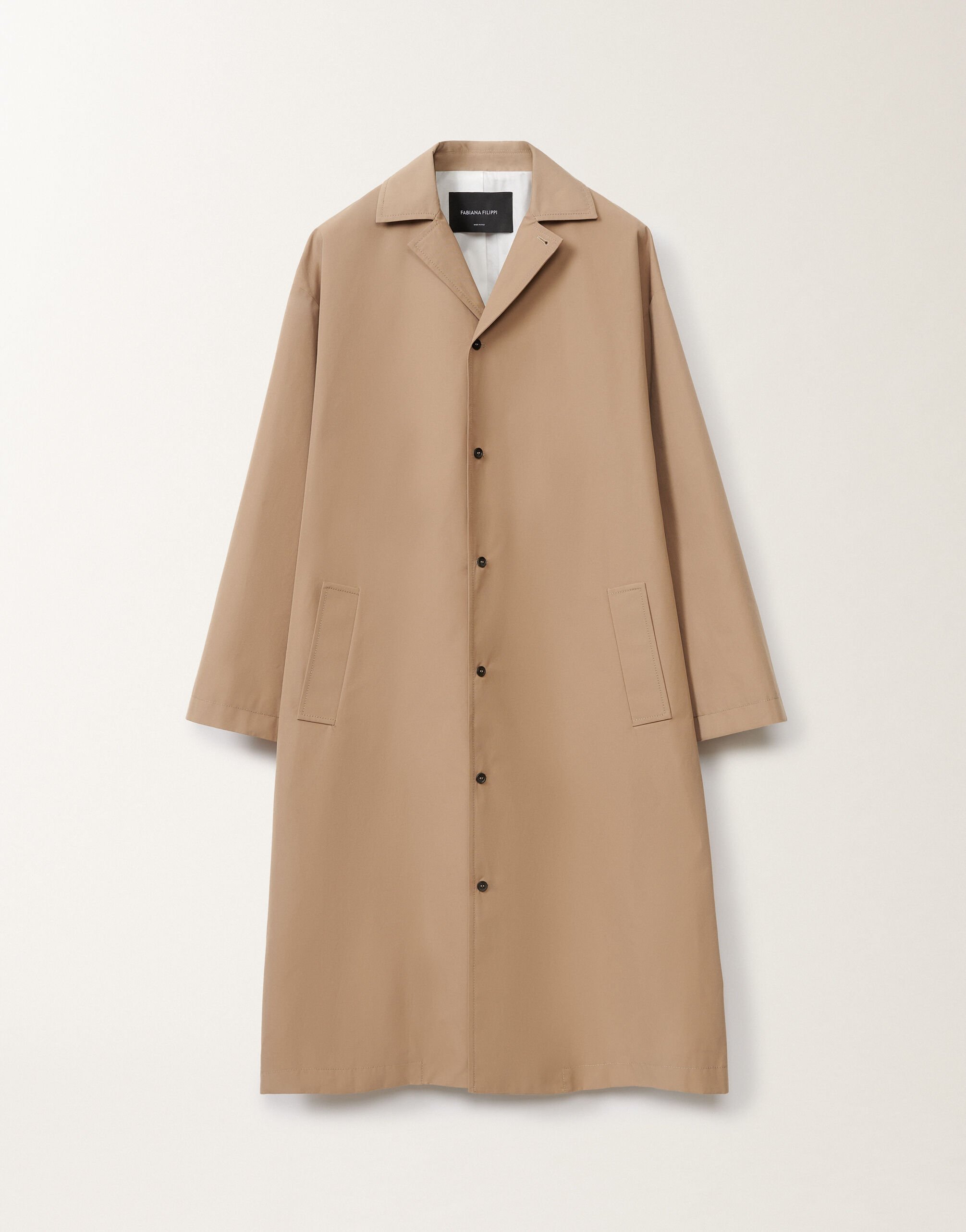 Fabiana Filippi Trenchcoat aus Baumwolle, eichelfarben BRAUN CTD265F268L1980000