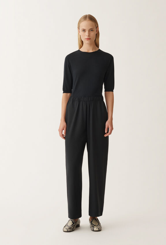 Fabiana Filippi Trevi cool wool trousers, midnight blue BLUE PAD265F310D6200000