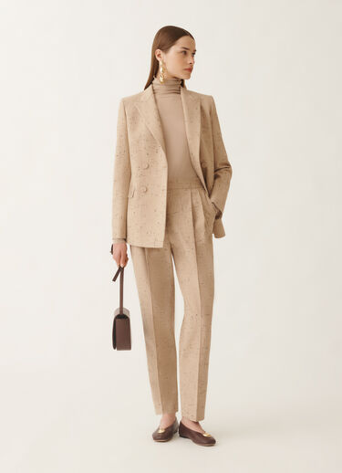 Fabiana Filippi Pullover aus Kaschmir und Seide, ahornfarben Beige MAD215F103N9070000