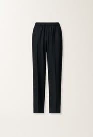 Fabiana Filippi Pantalon Gubbio en laine froide, bleu nuit BLEU PAD215F322L5230000