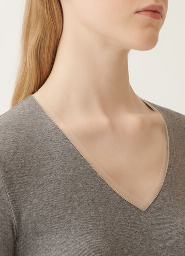 Fabiana Filippi T-shirt en jersey, gris rocheux GRIS JED215F130L5770000