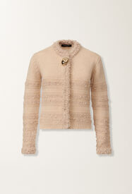Fabiana Filippi Cardigan en laine de chameau, albinos BRUN MAD215F126L5010000