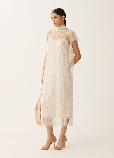 Fabiana Filippi Lace dress, butter BUTTER ABD276F638D9710000