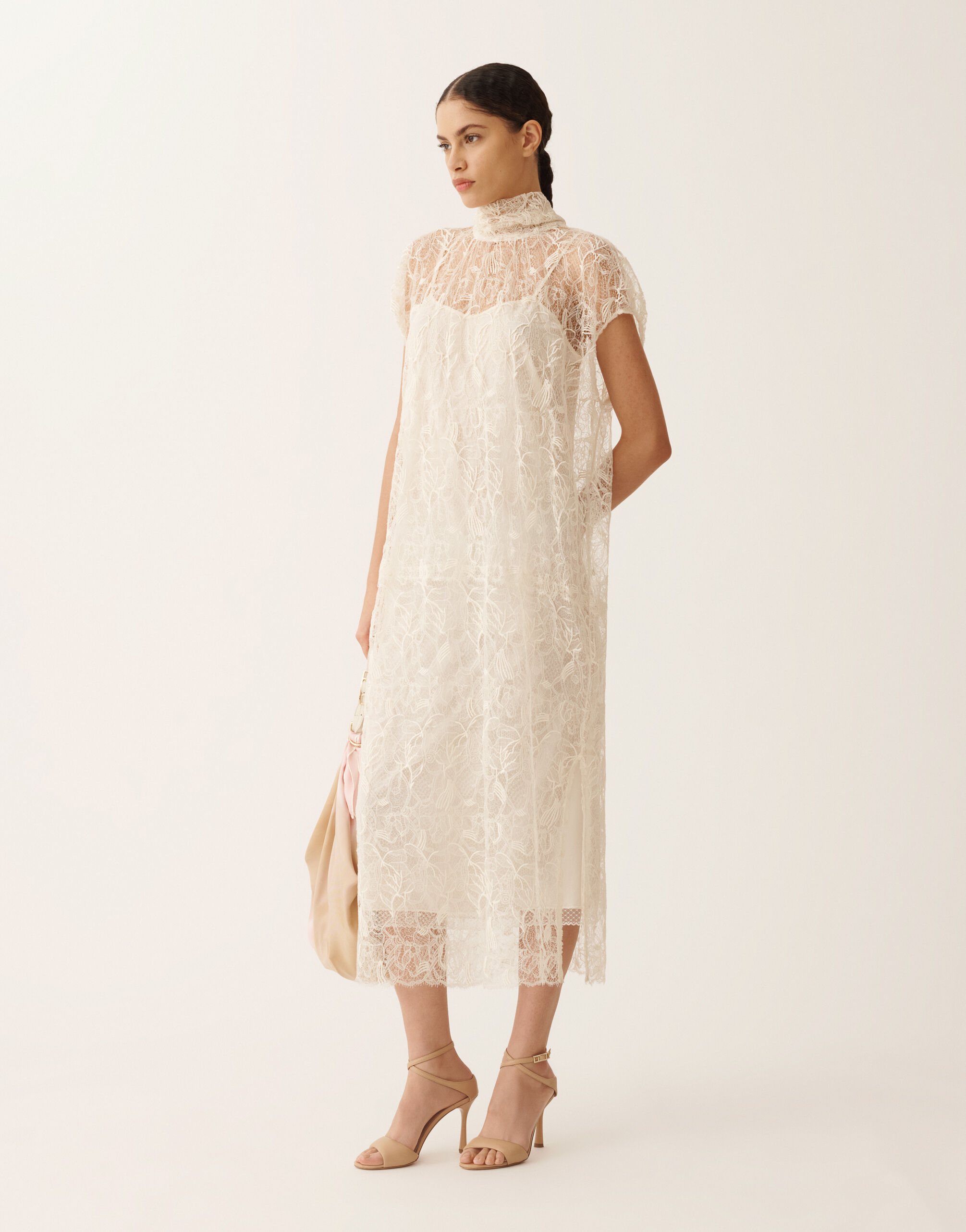 Fabiana Filippi Lace dress, butter BUTTER ABD276F638D9710000