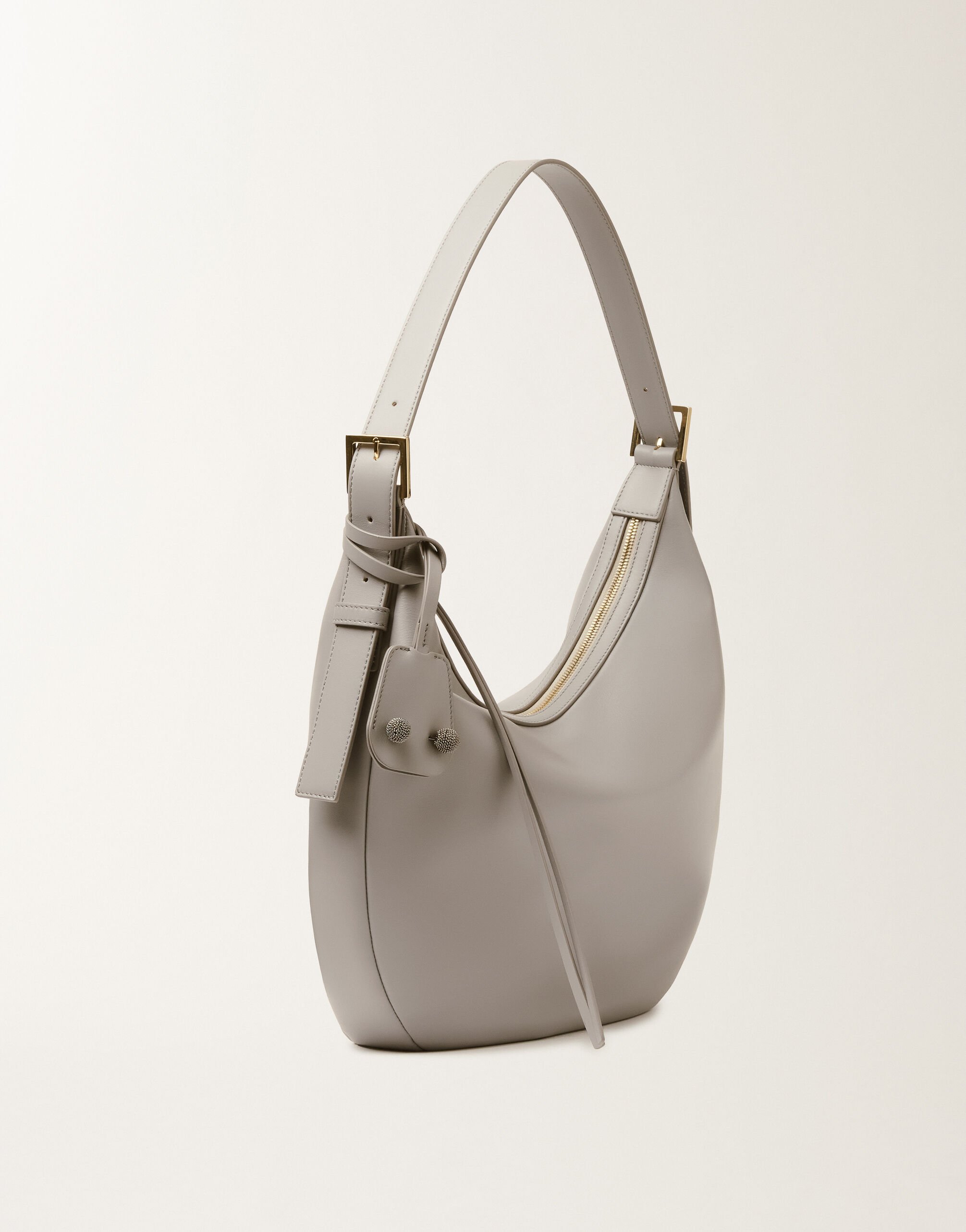 Fabiana Filippi Hobo bag in nappa leather, shade Gray BGD266A803M0040000