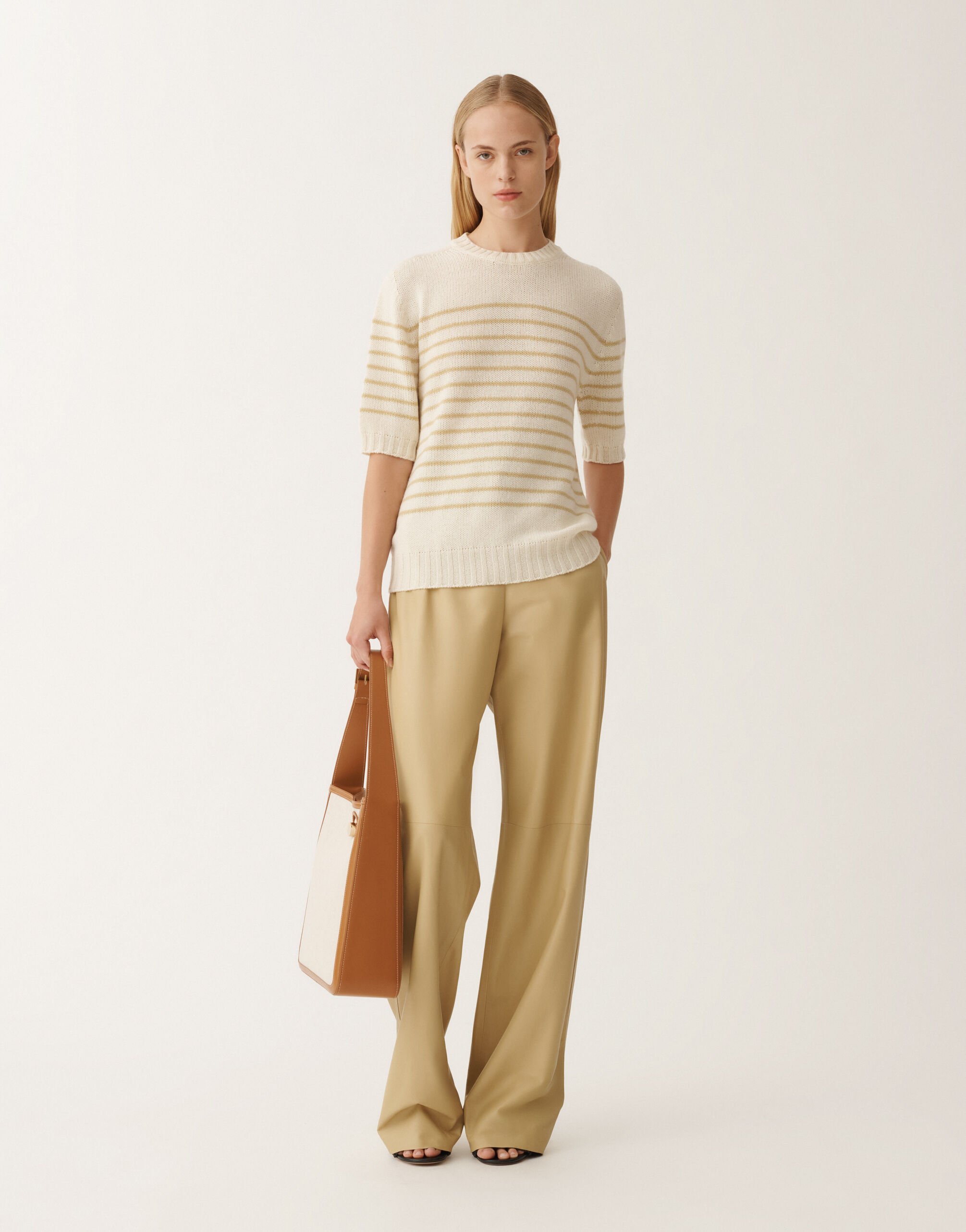 Fabiana Filippi Pullover aus aufgerautem Kaschmir, gold GELB MAD265F490L2200000