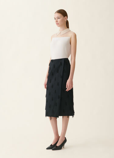 Pull sans manches en cachemire et soie, raphia Fabiana Filippi Pull sans manches en cachemire et soie, raphia Raphia MAD216F008M3190000