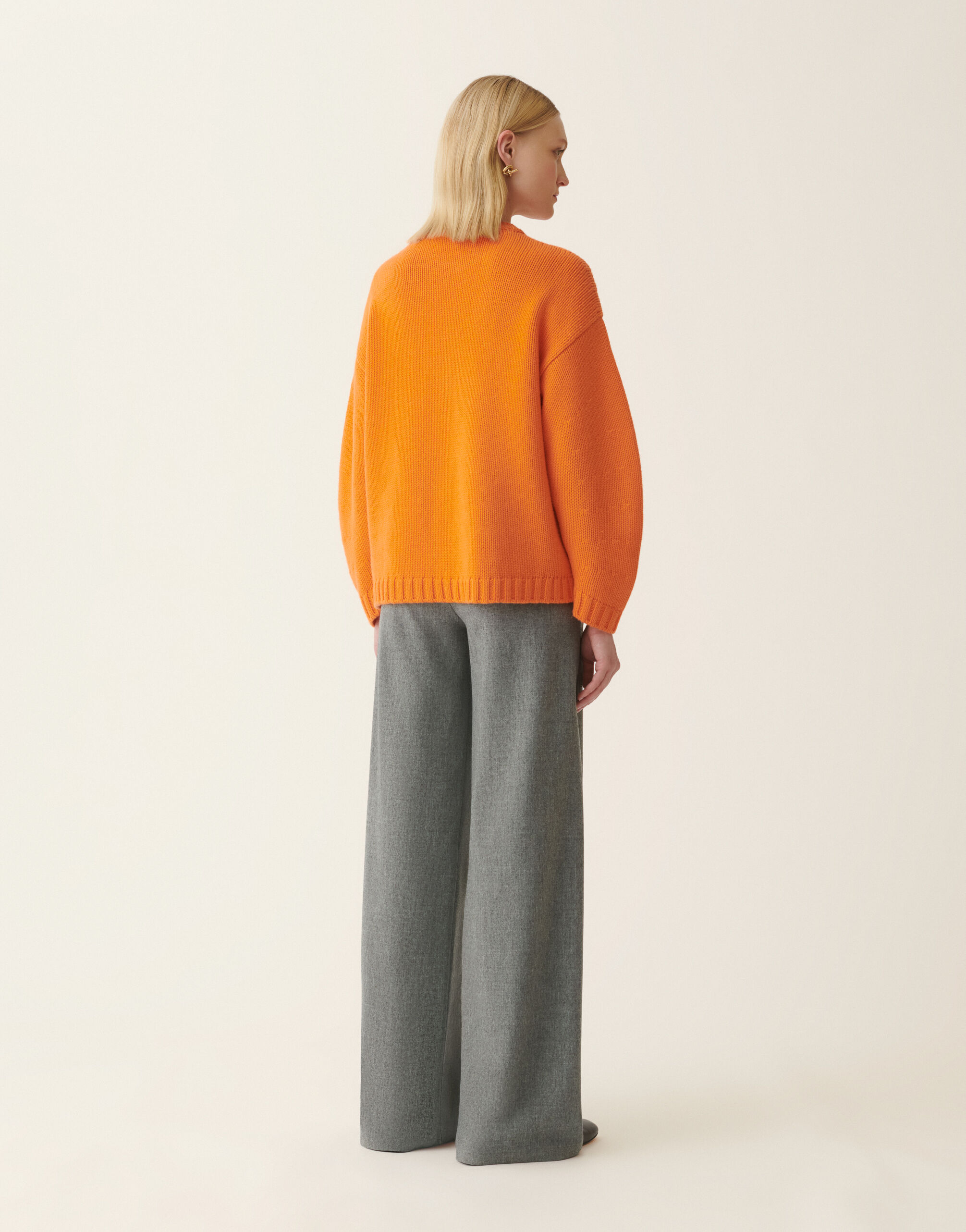 Platinum-Pullover mit Rundhalsausschnitt, Vitaminorange Fabiana Filippi Platinum-Pullover mit Rundhalsausschnitt, Vitaminorange Vitaminorange MAD226F016N1280000