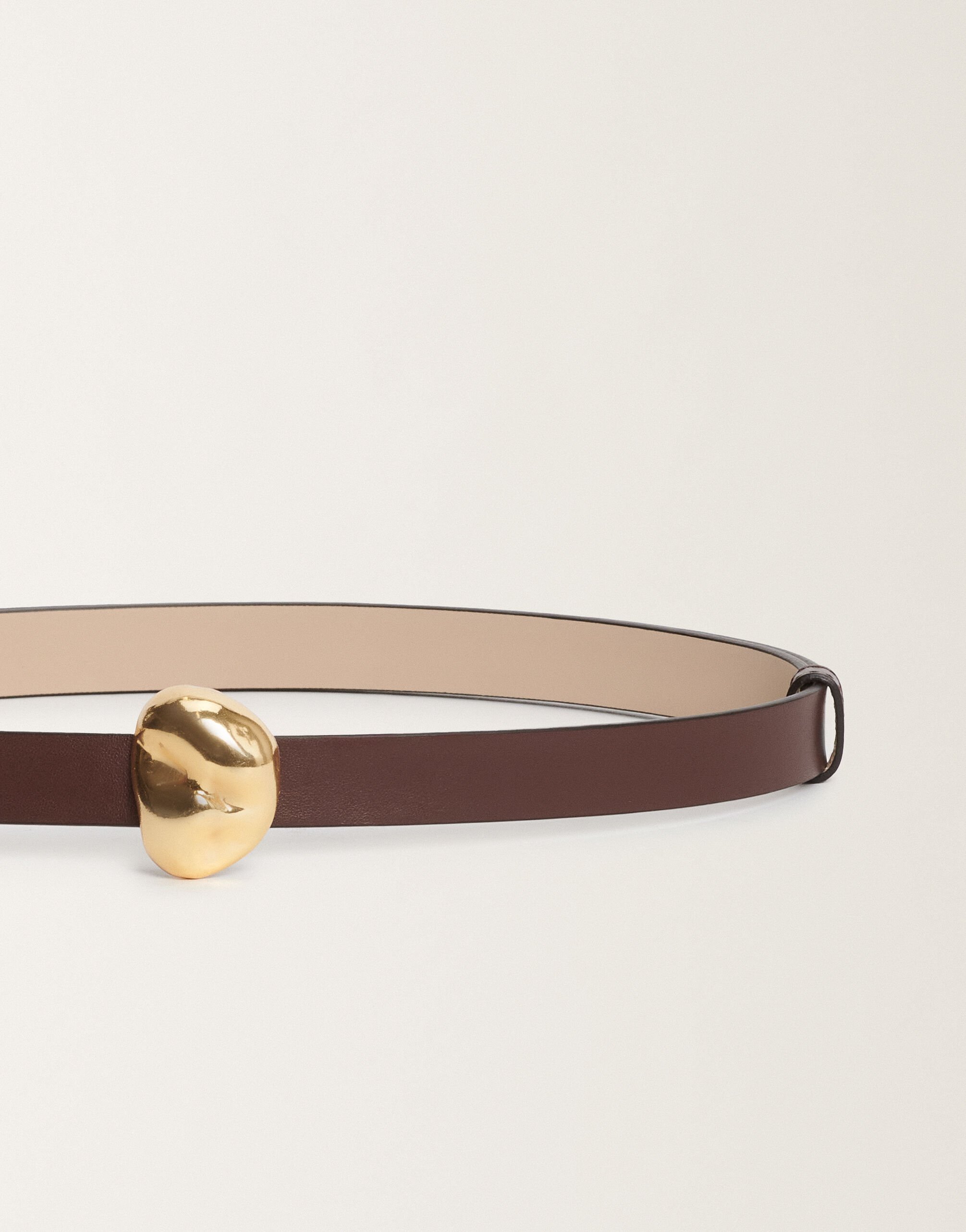 Fabiana Filippi Calfskin belt, ebony BROWN AAD215A829L8030000