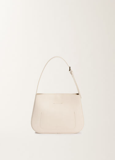 Fabiana Filippi Eclissi calfskin hobo bag, butter BUTTER BGD265A858L2140000