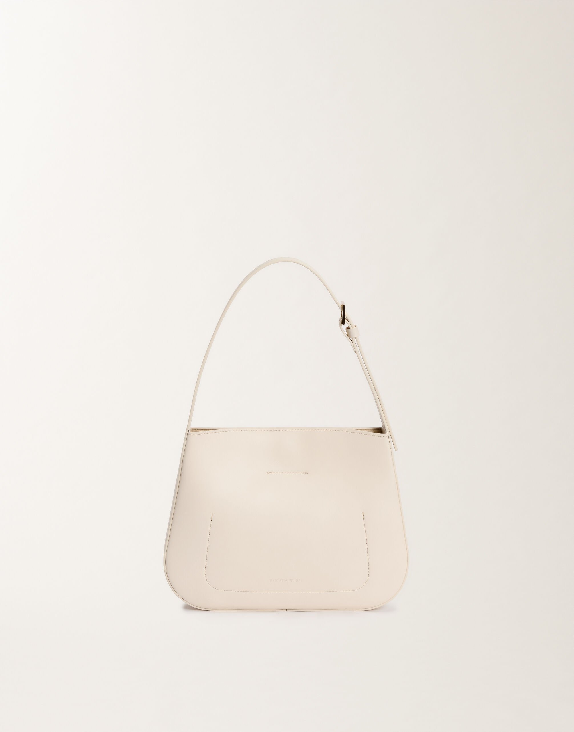 Fabiana Filippi Eclissi calfskin hobo bag, butter BUTTER BGD265A858L2140000