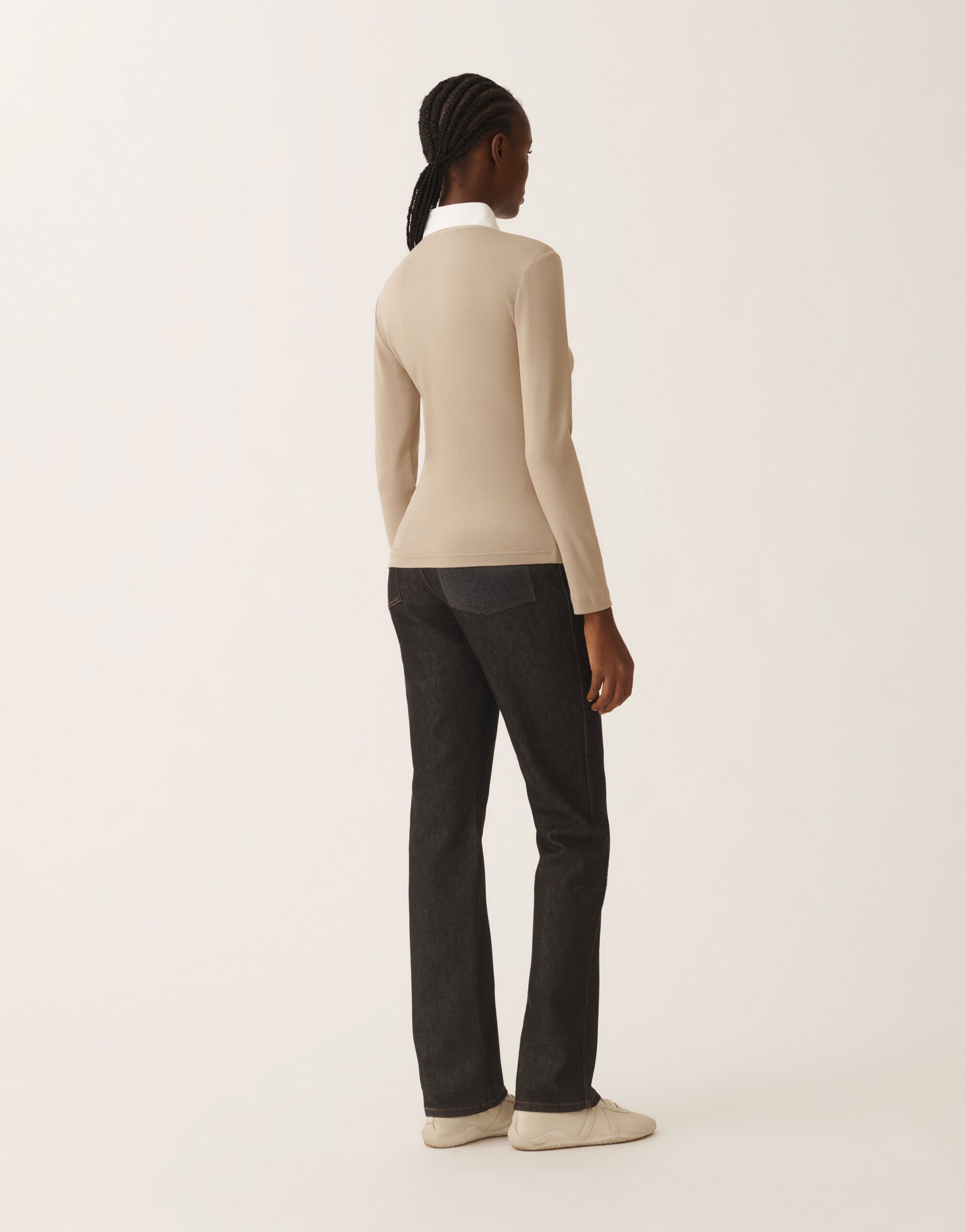 Fabiana Filippi Camiseta de jersey, abedul Beige JED225F596L6860000