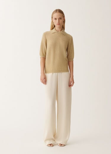Fabiana Filippi Mohair sweater, gold YELLOW MAD265F083D8170000