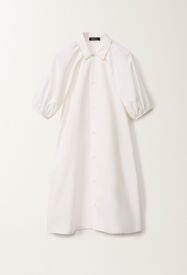 Fabiana Filippi Midi-Kleid aus Popeline, optisch weiß WEISS ABD275F750L3060000