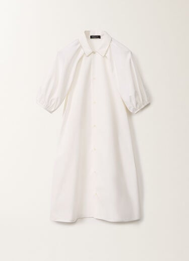Fabiana Filippi Poplin midi dress, optical white WHITE ABD275F750L3060000