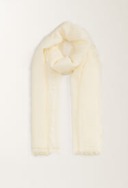 Fabiana Filippi Schal aus Leinen und Baumwolle, buttergelb BUTTER SAD265A803L2740000