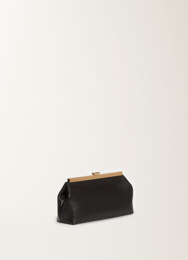 Fabiana Filippi Nappa leather clutch, black BLACK BGD265A849L2120000