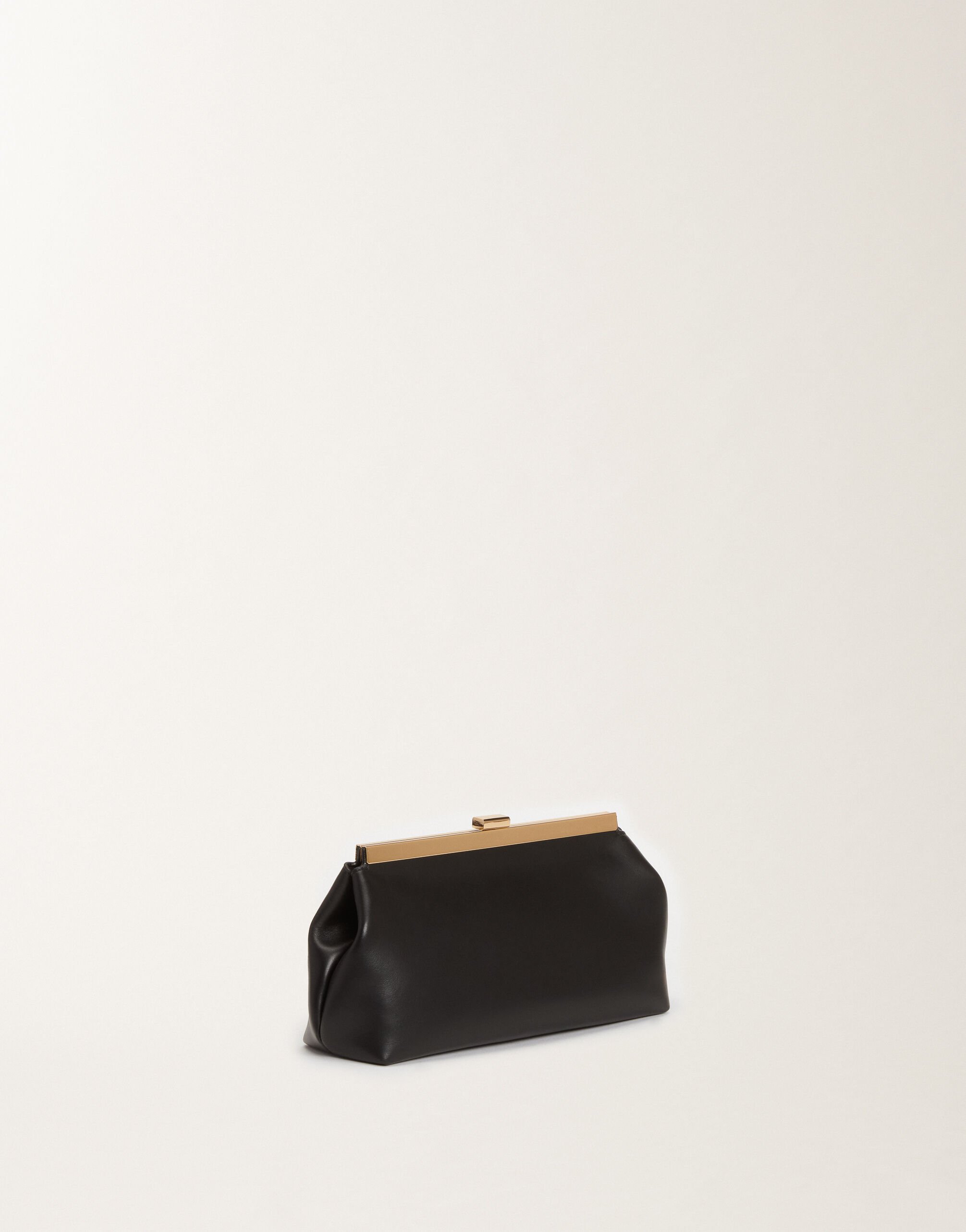 Fabiana Filippi Nappa leather clutch, black BLACK BGD265A849L2120000