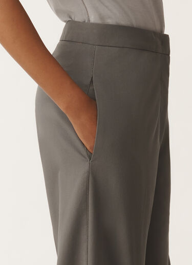 Fabiana Filippi Pantalon Deruta en gabardine de coton, plomb GRIS PAD265F320L1920000