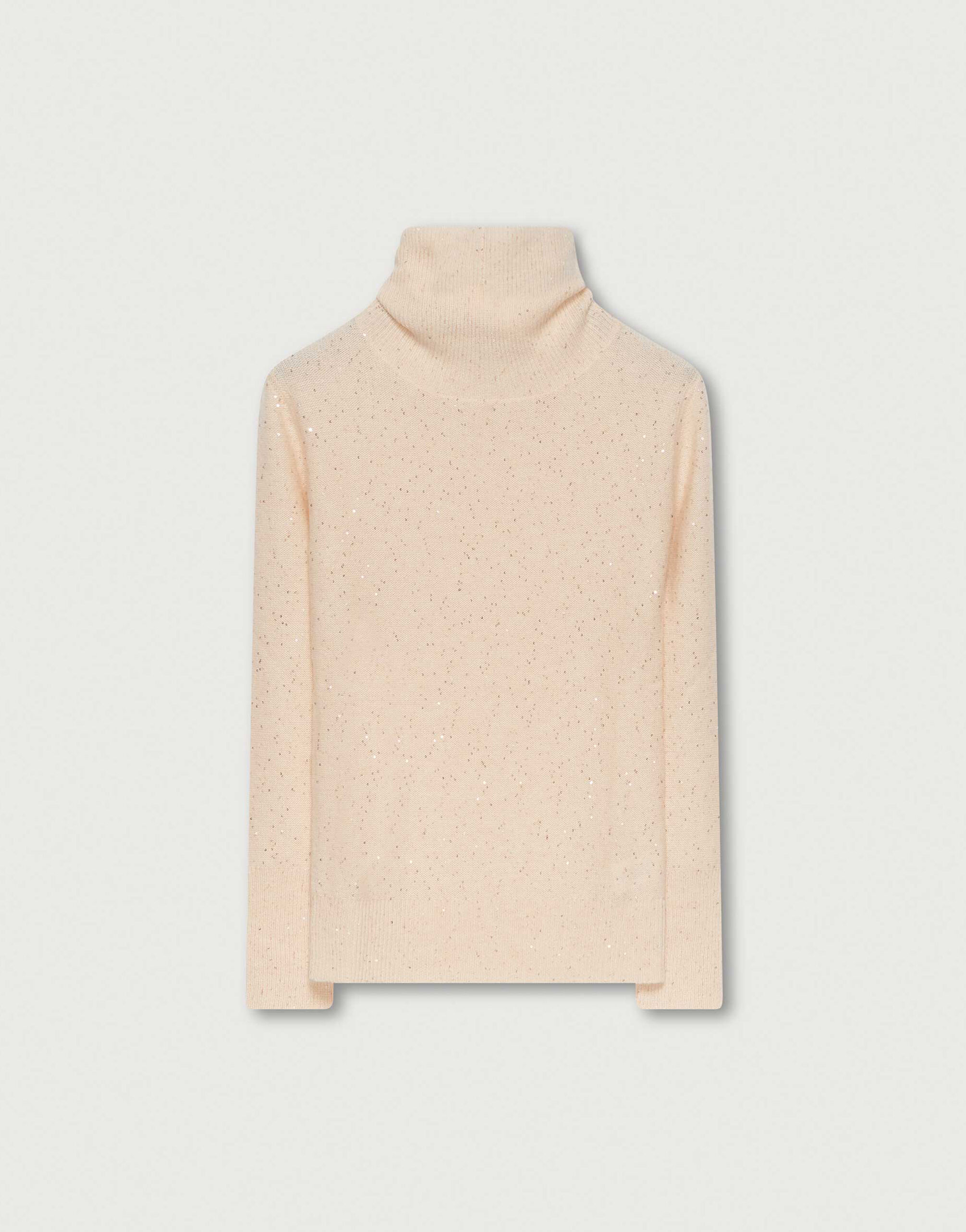 Col roulé pailleté best sale