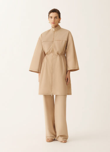 Fabiana Filippi Technical taffeta parka, maple ACER CTD276F712M1230000