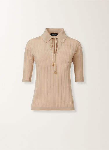 Fabiana Filippi Merino wool sweater, maple BEIGE MAD215F053N1250000