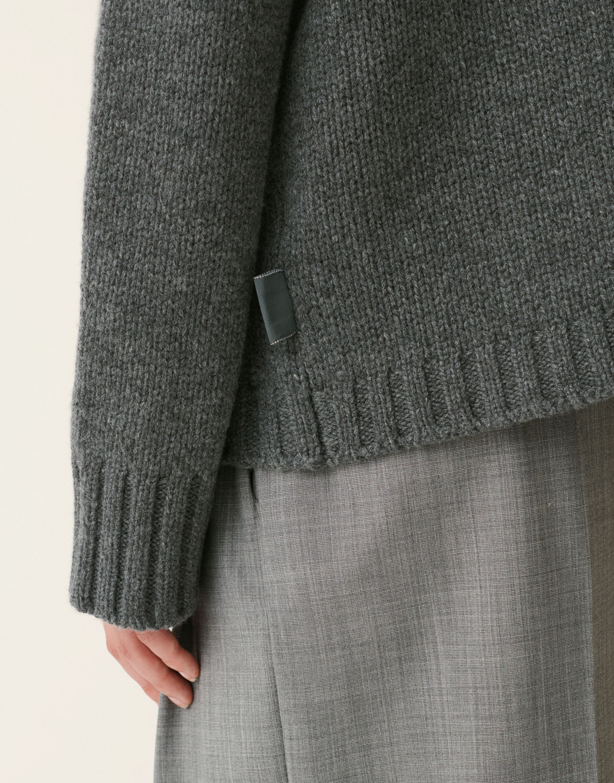 Platinum-Pullover, Anthrazit Fabiana Filippi Platinum-Pullover, Anthrazit Anthrazit MAD226F443M2810000