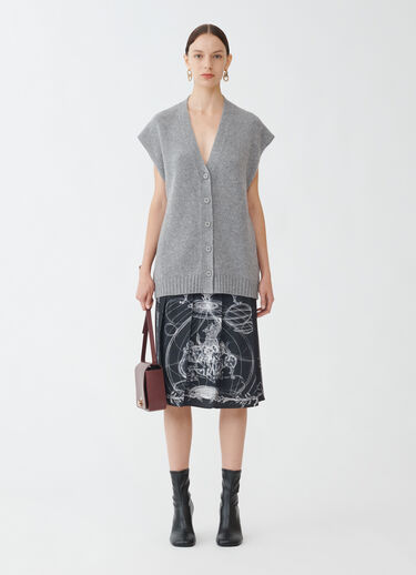 Fabiana Filippi Brushed cashmere gilet, melange rock MELANGE ROCK MAD264F039N9000000