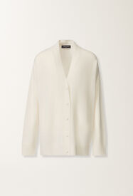 Fabiana Filippi Pull en cachemire, raphia BLANC MAD215F014N9000000
