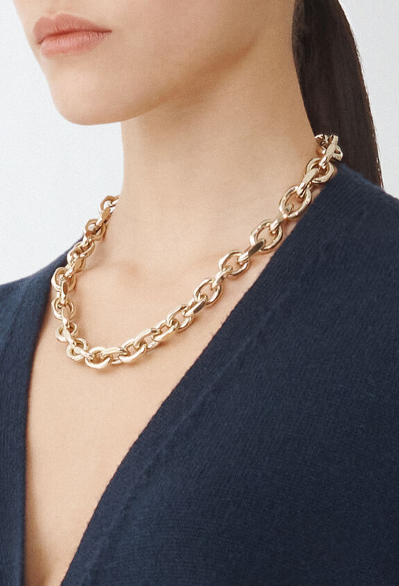 Fabiana Filippi Eco brass chain necklace GOLD BXD214A774I1220000