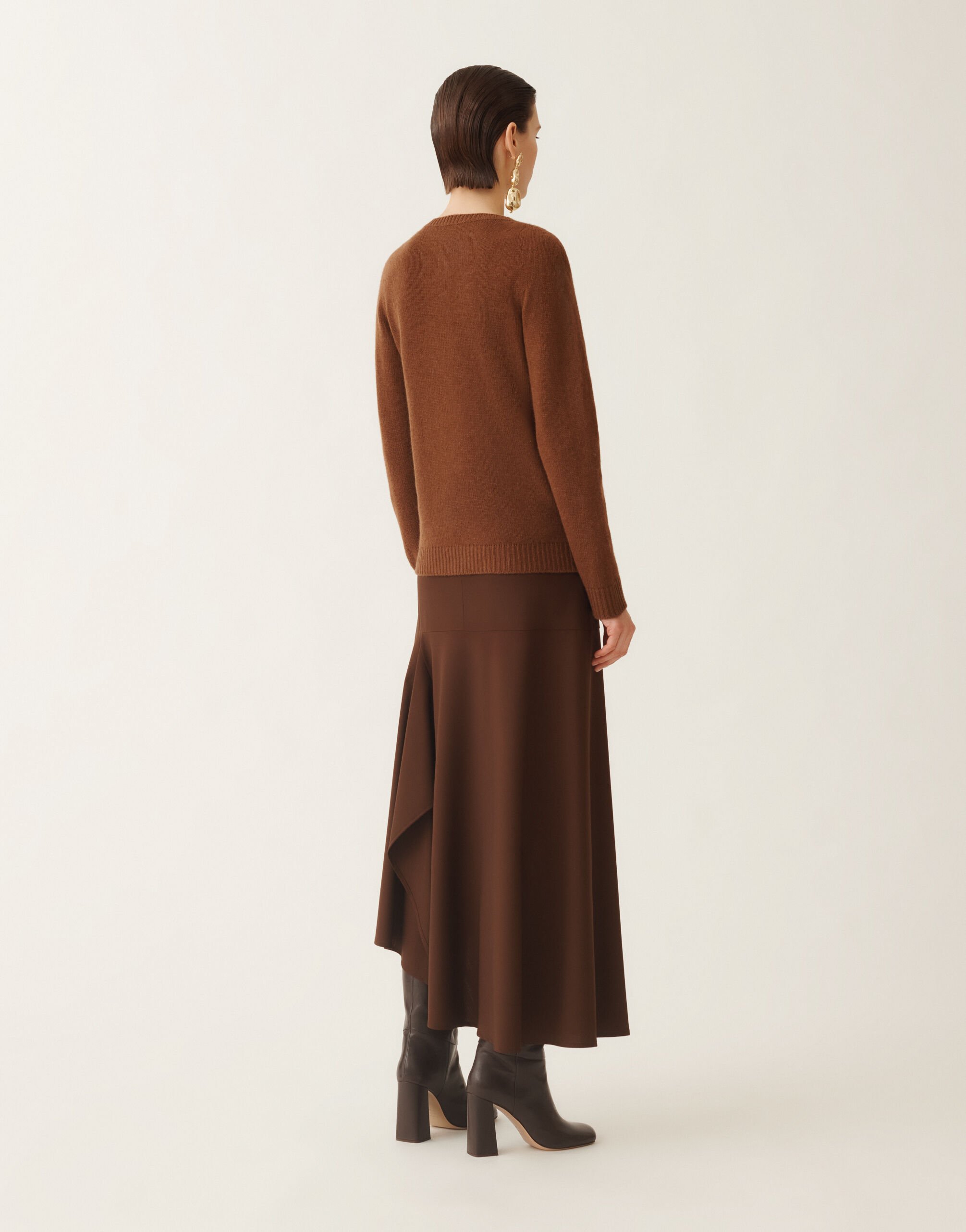 Fabiana Filippi Maglia in cashmere, mogano MARRONE MAD215F012N9000000