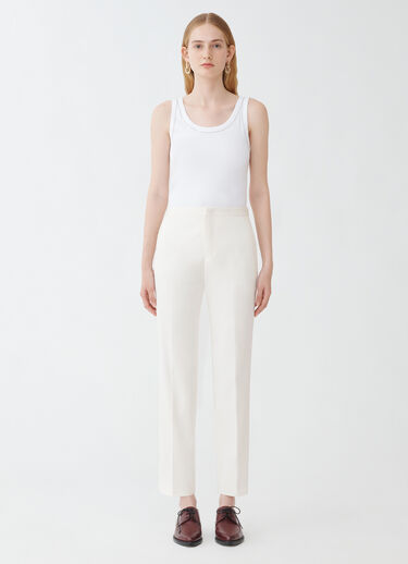 Fabiana Filippi Hose aus Gabardine, Weiß WEISS PAD274F260H463M466