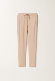 Fabiana Filippi Spello stretch sablé trousers, sand SAND PAD275F366L2350000