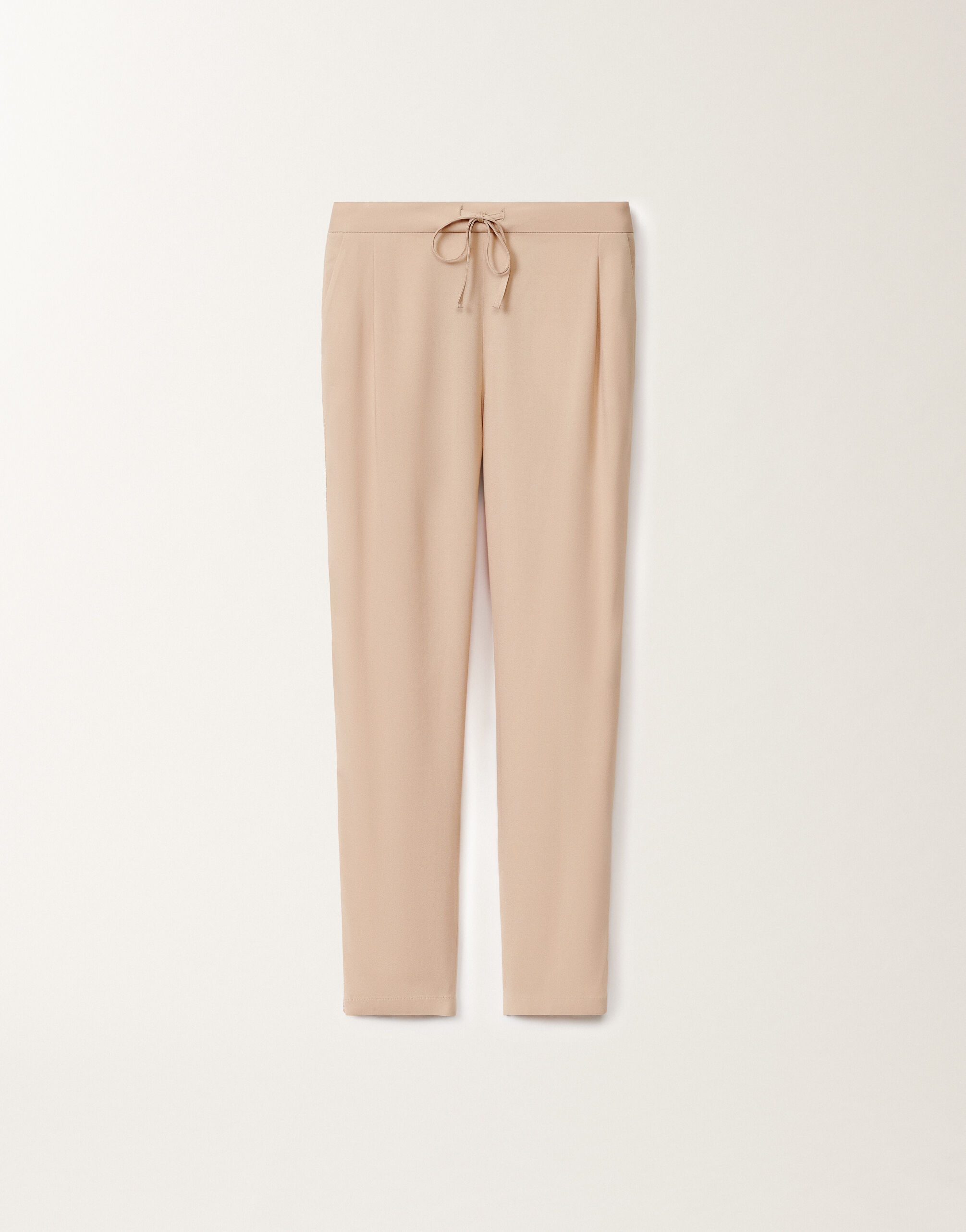 Fabiana Filippi Spello stretch sablé trousers, sand SAND PAD275F366L2350000