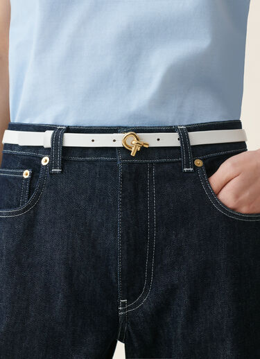 Ceinture en cuir, beurre Fabiana Filippi Ceinture en cuir, beurre Beurre AAD216A863M5270000